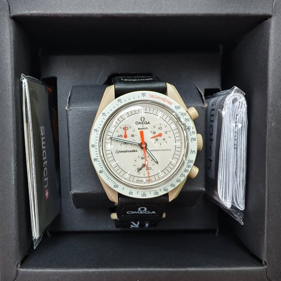 🎊NWT🎊Swatch X Omega MoonSwatch Mission To The Jupiter Watch - Picture 3 of 5